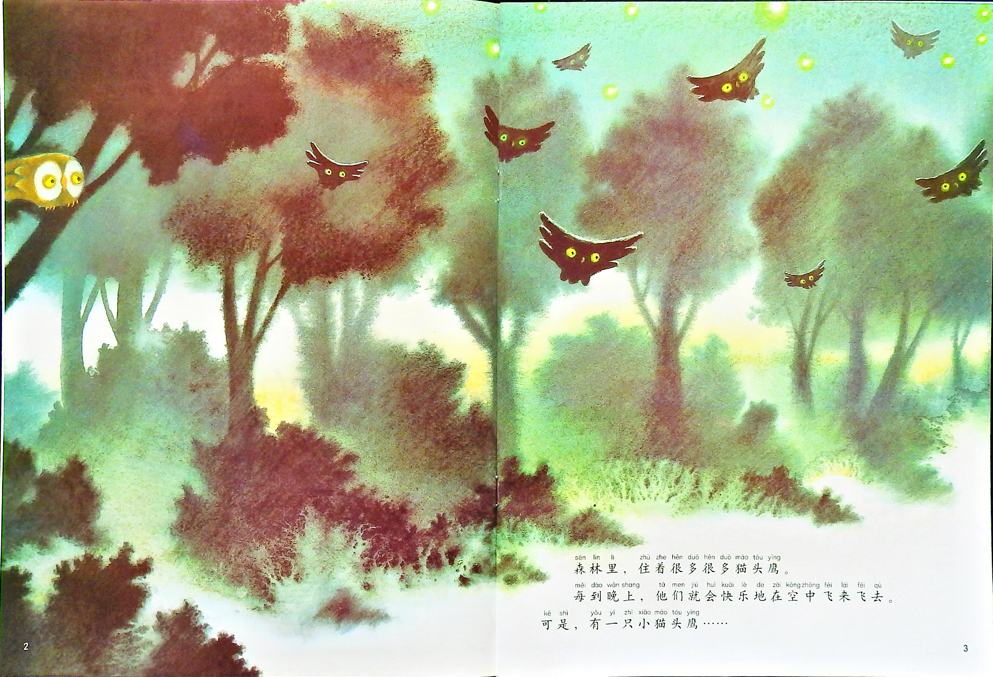 胆小的猫头鹰 (03),绘本,绘本故事,绘本阅读,故事书,童书,图画书,课外阅读